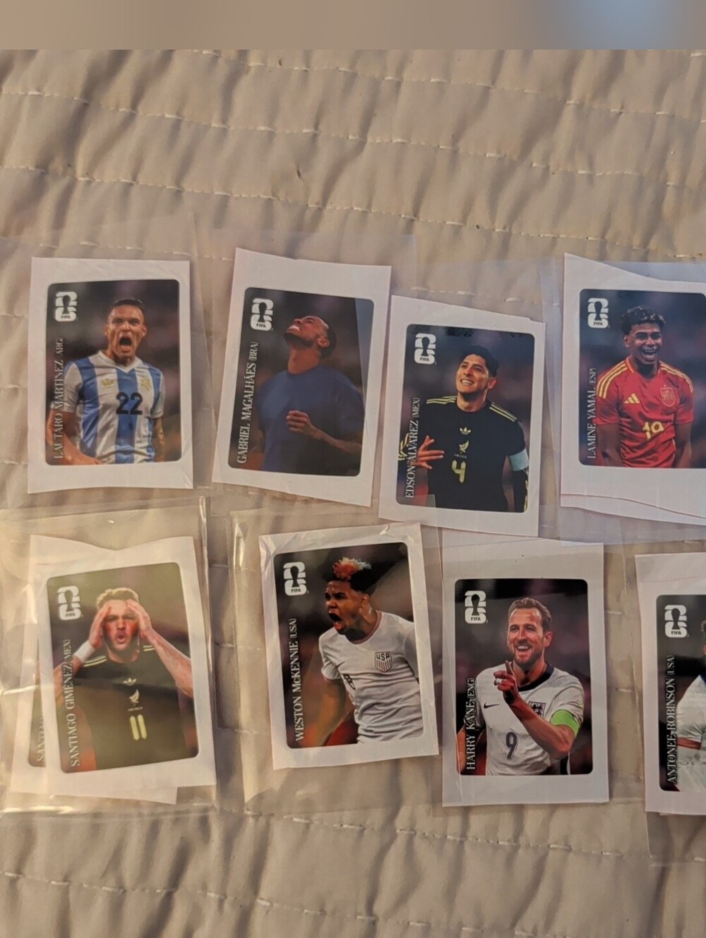 2026 FIFA World Cup Panini Coca Cola Limited Edition 8 sticker lot- lamine yamal